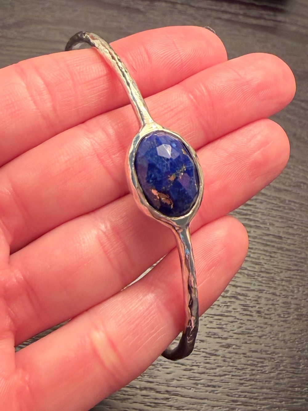 Ippolita sterling silver 2 large stone bangle - Picture 4 of 7
